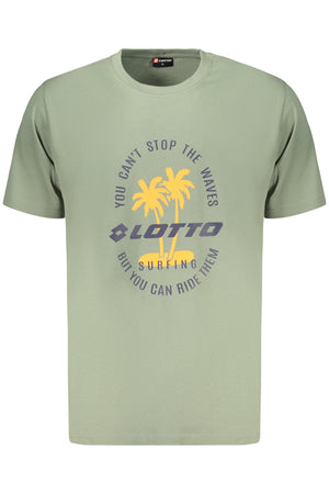 LOTTO T-SHIRT VERDE DE MANGA CURTA PARA HOMEM