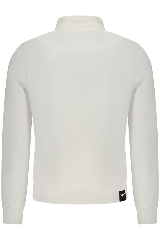 Accademia Militare Military Academy Men's White Zip-Up Sweatshirt
