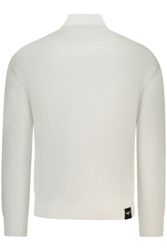 Accademia Militare Military Academy Men's White Zip-Up Sweatshirt