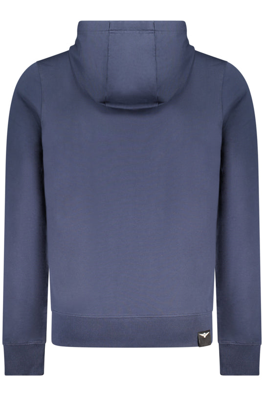 Accademia Militare Military Academy Men's Blue Zip-Up Sweatshirt