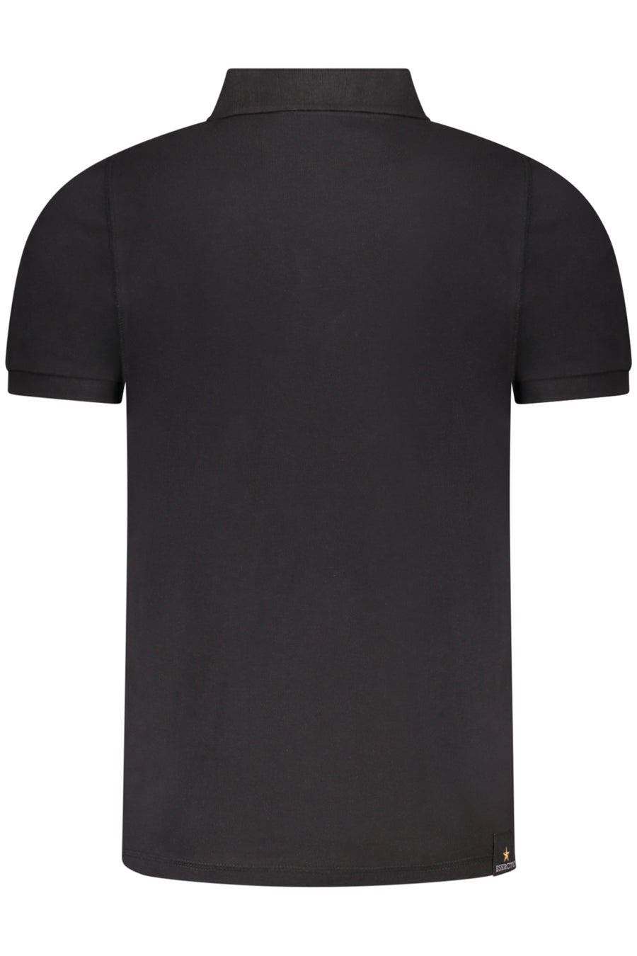Accademia Militare Military Academy Black Men's Short Sleeve Polo