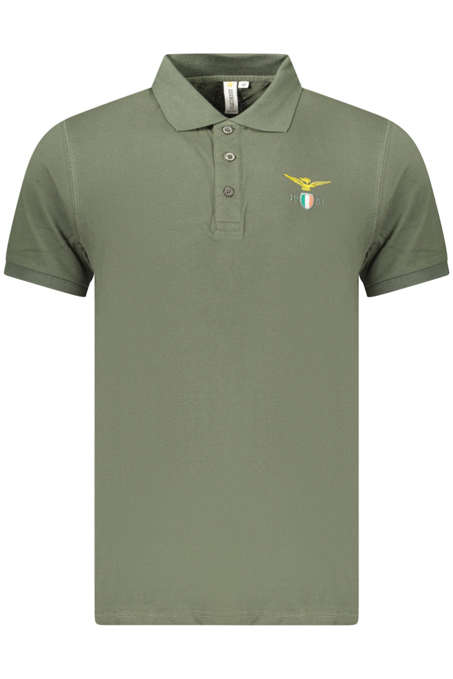 Accademia Militare Military Academy Men's Short-Sleeved Polo Shirt, Green