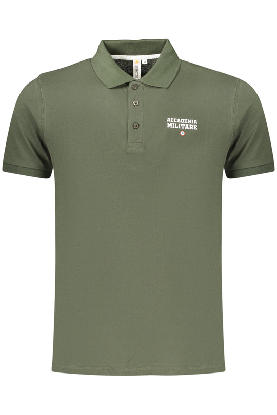 Accademia Militare Military Academy Men's Short-Sleeved Polo Shirt, Green