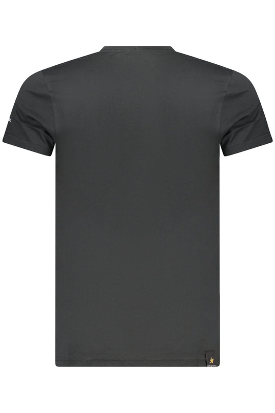 Accademia Militare Military Academy Men's Black Short-Sleeve T-Shirt
