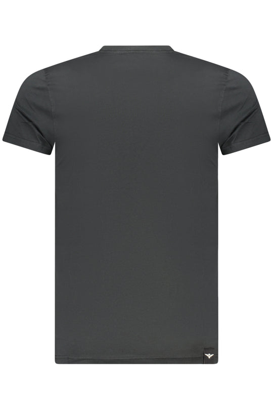 Accademia Militare Military Academy Men's Black Short-Sleeve T-Shirt