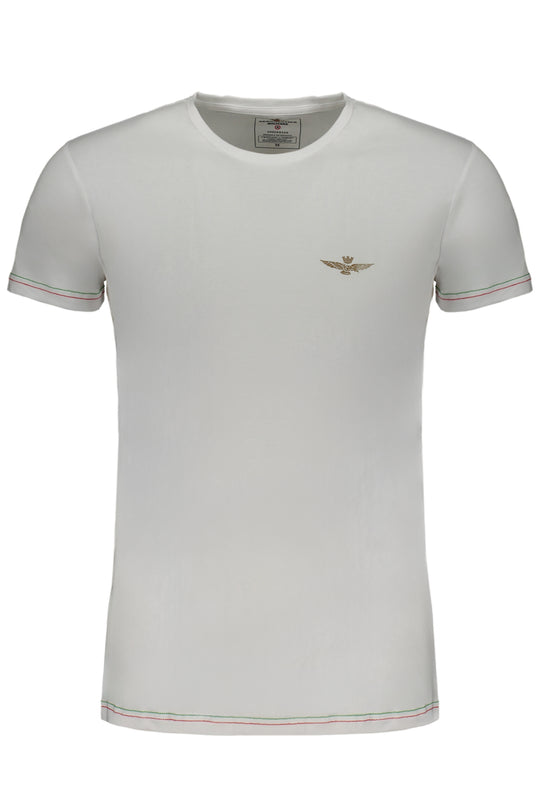 Aeronautica Militare Men's White Short Sleeve T-Shirt