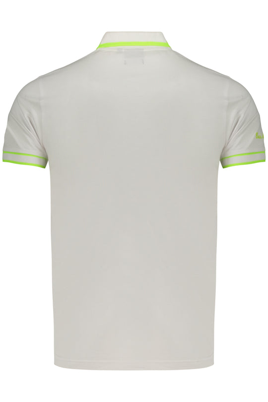 Baci&Abbracci Kisses & Hugs Men's White Short-Sleeved Polo Shirt