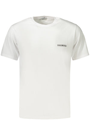 Bikkembergs Men's Short-Sleeve T-Shirt White