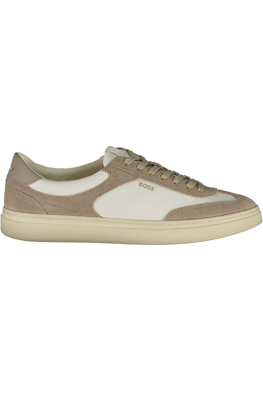 BOSS Men's White Sports Footwear