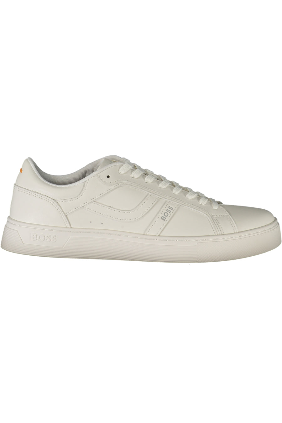BOSS Men's White Sports Footwear