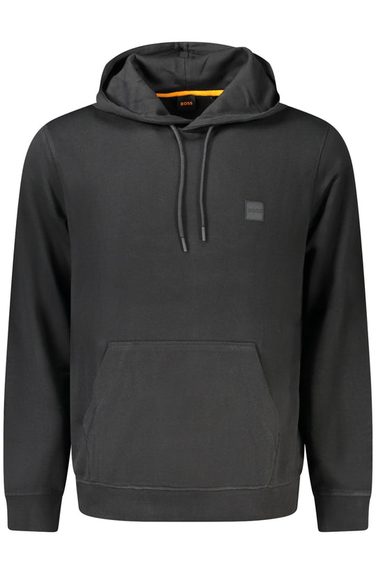 BOSS Men's Black Zip-Up Sweatshirt