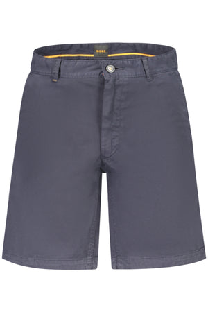 BOSS Men's Blue Bermuda Trousers