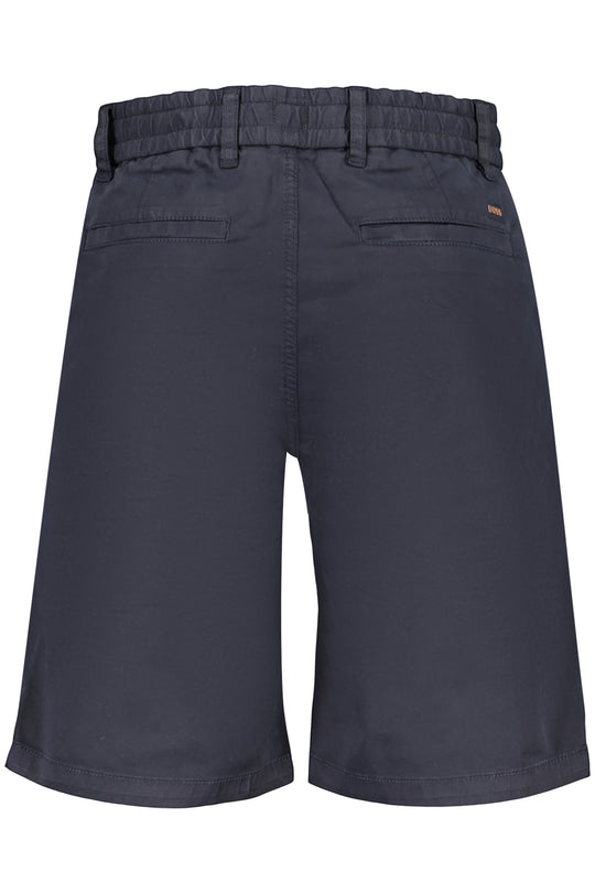 BOSS Men's Blue Bermuda Trousers