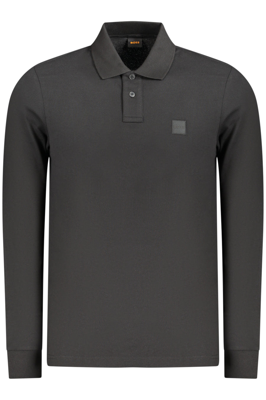 BOSS Men's Long-Sleeved Polo Shirt Black