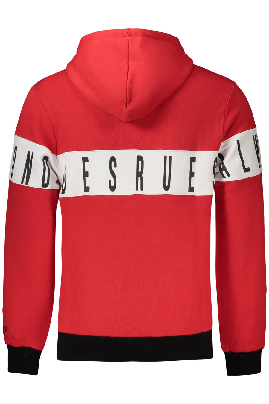 Boxeur Des Rues Men's Red Zip-Up Sweatshirt