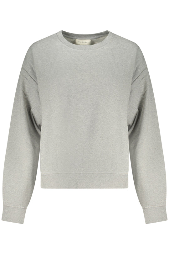 Calvin Klein Women's Gray Zip-Up Sweatshirt