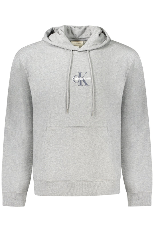 Calvin Klein Men's Gray Zip-Up Sweatshirt