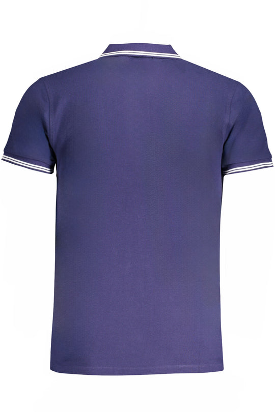 Cavalli Class Men's Short Sleeved Polo Shirt Blue