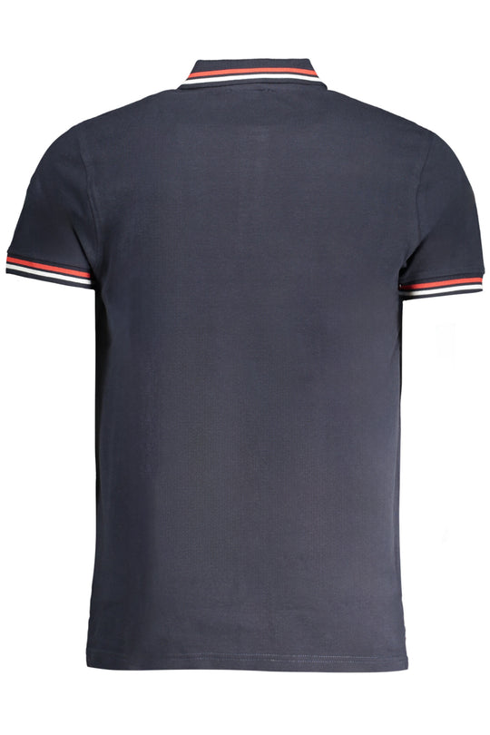 Cavalli Class Men's Short Sleeved Polo Shirt Blue