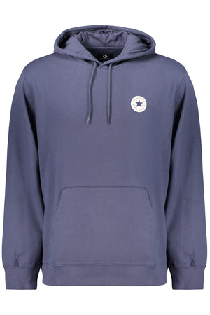Converse Men's Blue Zip-Up Sweatshirt