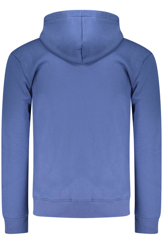 Coveri Moving Men's Blue Zip-Up Sweatshirt