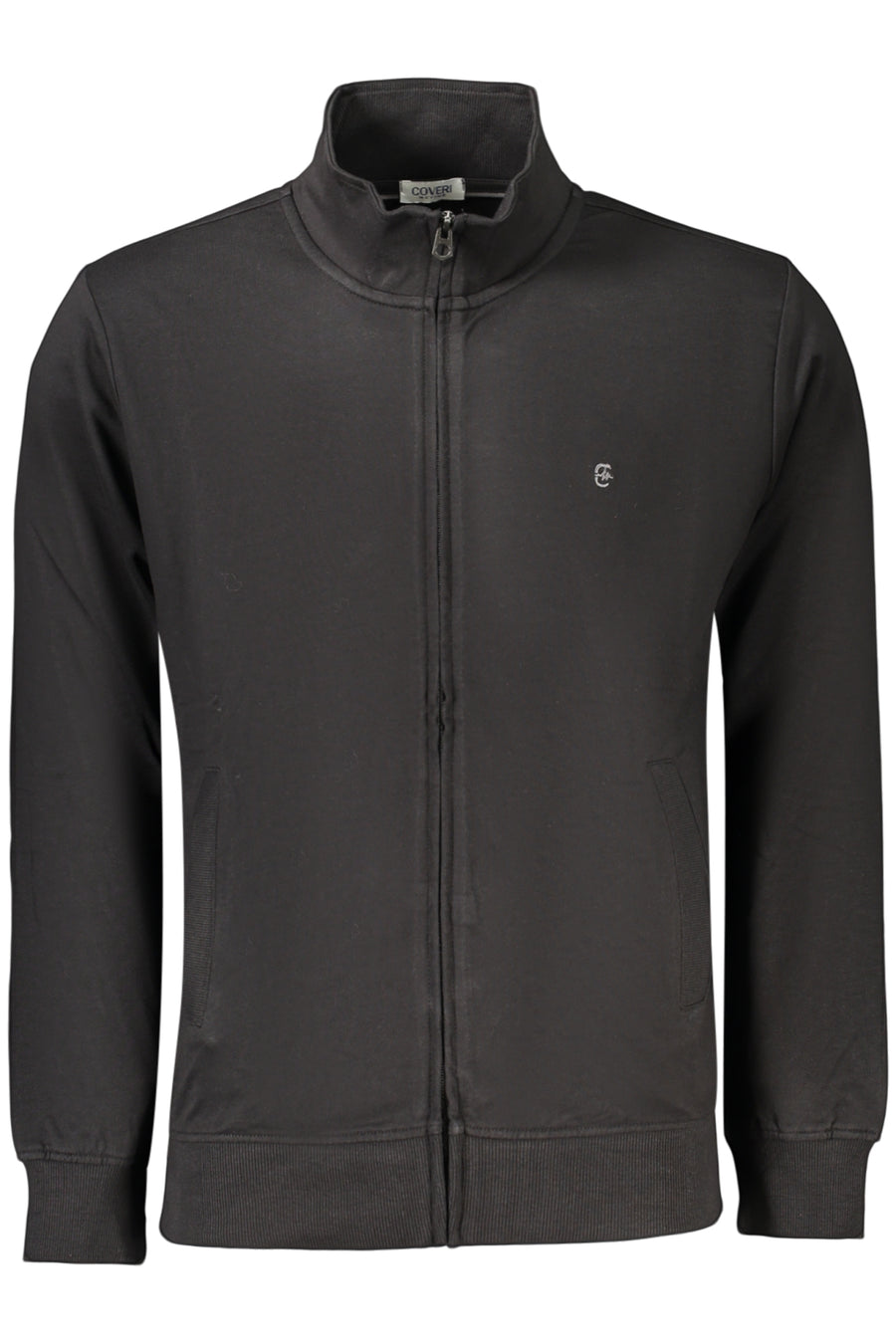 Coveri Moving Men's Black Zip-Up Sweatshirt