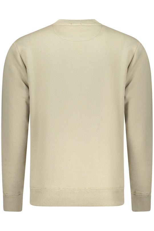 Coveri Moving Men's Zip-Less Sweatshirt, Beige