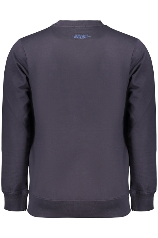 Coveri Moving Men's Blue Zip-Less Sweatshirt