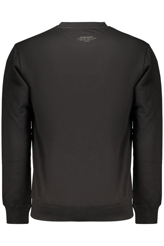 Coveri Moving Men's Black Zip-Up Sweatshirt