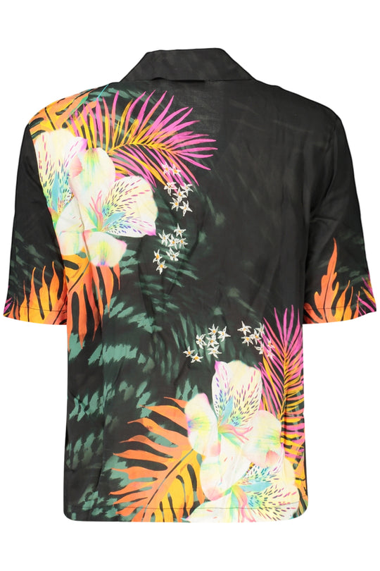 Desigual Women's Short-Sleeved Shirt Black