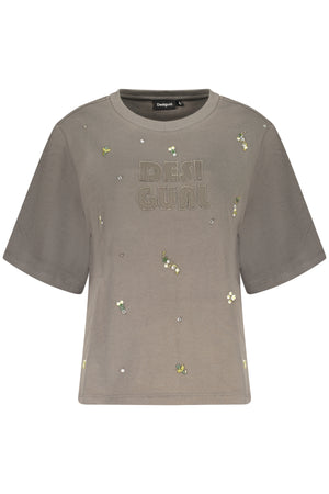 Desigual Women's Gray Zip-Up Sweatshirt
