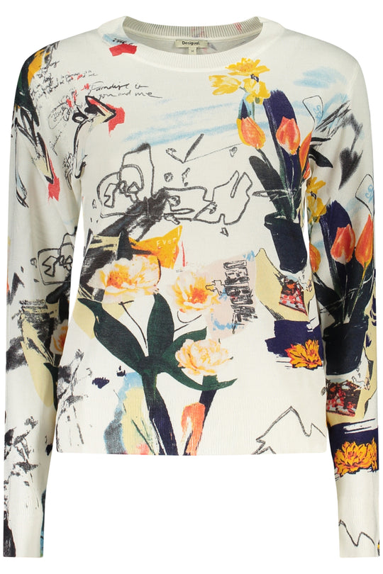 Desigual Women's White Sweater