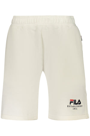 Fila Men's White Short Tracksuit Pants
