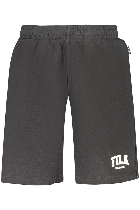 Fila Men's Black Short Tracksuit Pants