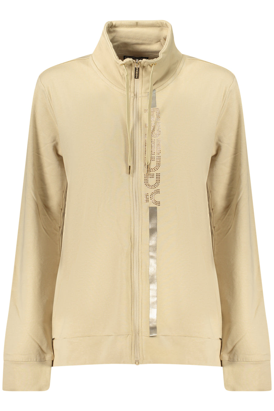Freddy Women's Beige Zip-Up Sweatshirt