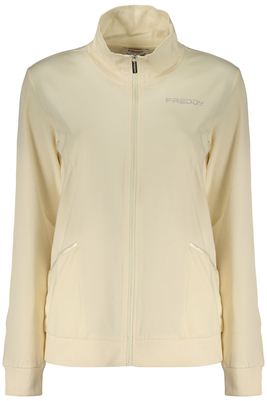 Freddy Women's Beige Zip-Up Sweatshirt