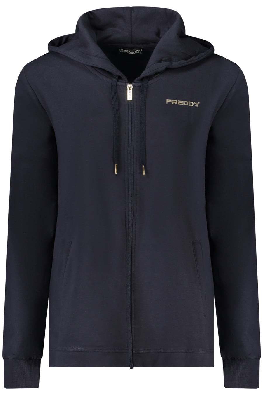 Freddy Women's Blue Zip-Up Sweatshirt