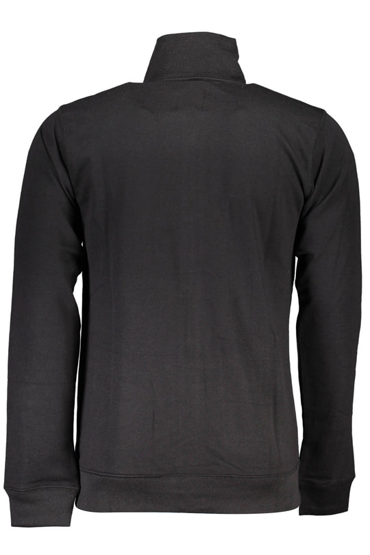 Gian Marco Venturi Men's Black Zipped Sweatshirt