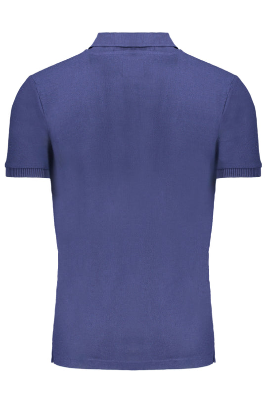 Gian Marco Venturi Men's Short Sleeved Polo Shirt Blue