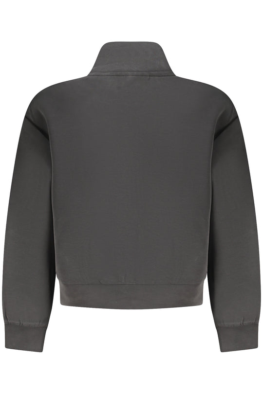 Guess Jeans Zip-Up Sweatshirt for Girls, Black