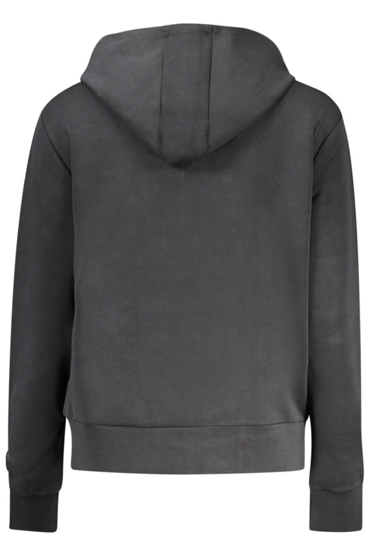 Guess Jeans Women's Zip-Up Sweatshirt Black