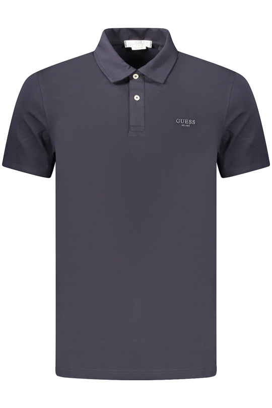 Guess Jeans Men's Short-Sleeve Polo Shirt, Blue