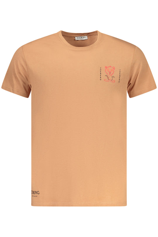 Iceberg Men's Short-Sleeve T-Shirt, Brown