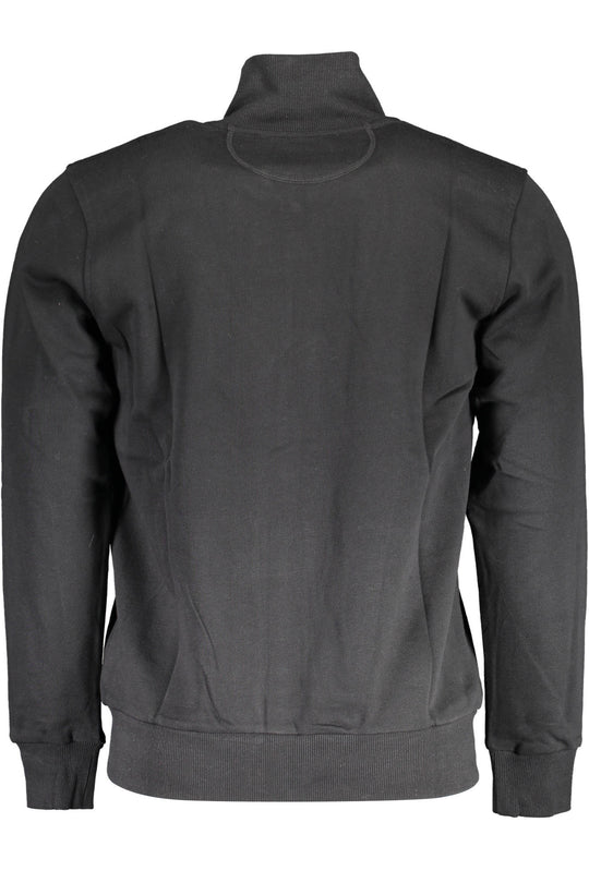 La Martina Men's Black Zipped Sweatshirt