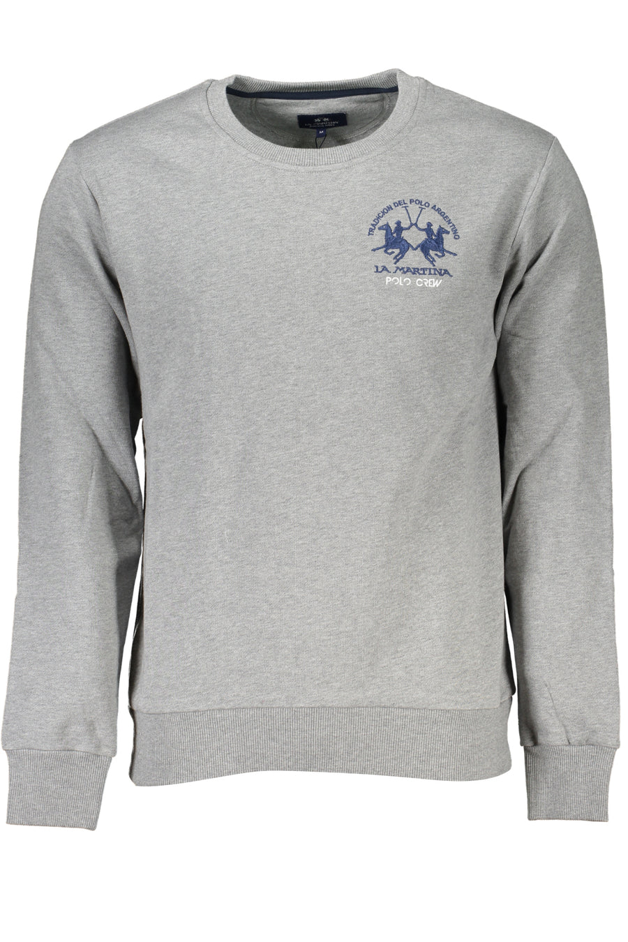 La Martina Men's Gray Zipless Sweatshirt