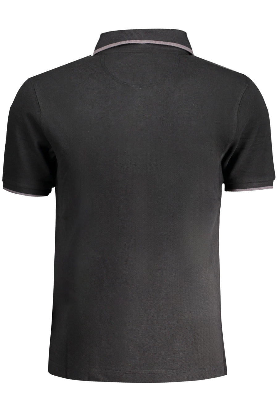 La Martina Men's Short Sleeve Polo Black