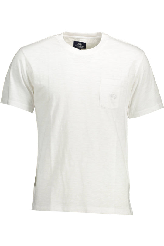 La Martina Men's Short Sleeve T-Shirt White