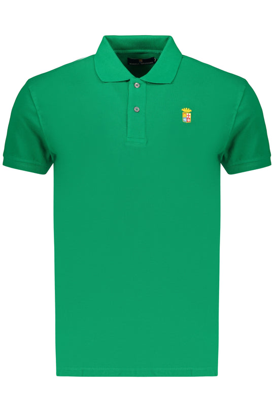 Marina Militare Navy Green Men's Short-Sleeved Polo Shirt