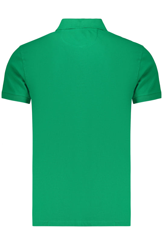 Marina Militare Navy Green Men's Short-Sleeved Polo Shirt