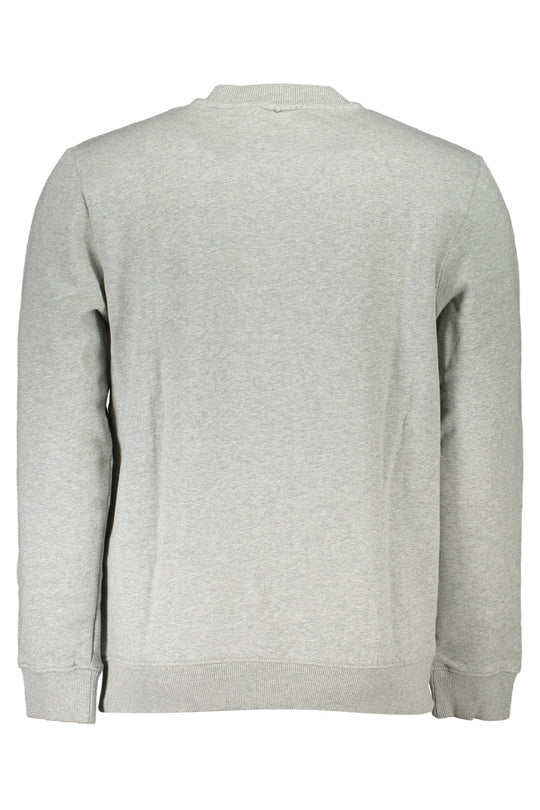 Napapijri Men's Gray Zipless Sweatshirt